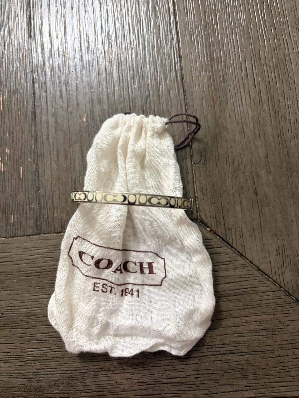 Brand new without tag Coach bangle bracelet